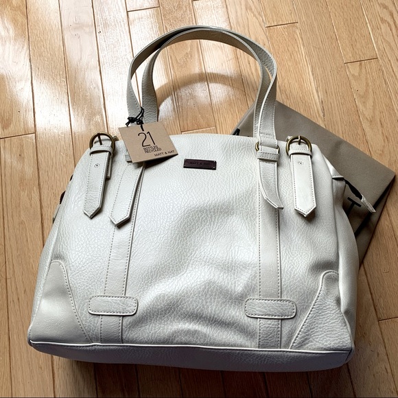 Matt & Nat Cream Shoulder Bag - Picture 1 of 2